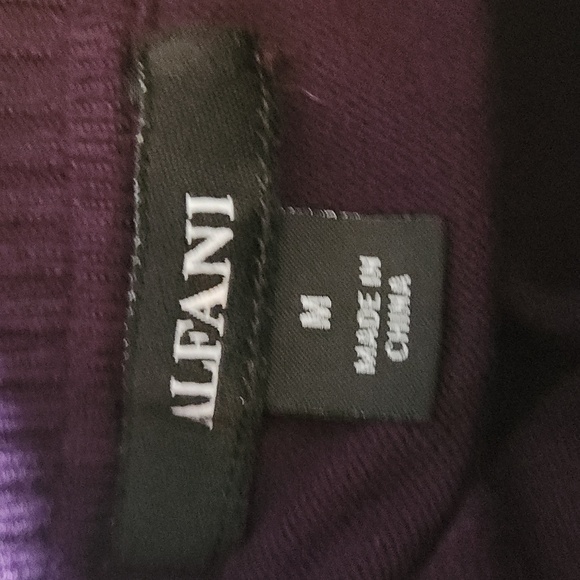 Alfani Women's Purple and Black Turtleneck Sweater - Picture 10 of 11